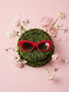 Crap Red Cat-Eye Sunglasses - Fashion Women's Shades